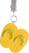 Tafelkleedgewichtjes slippers geel (4 st.)