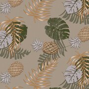 tafelzeil ananas blad goud