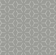 Ovaal tafelzeil geometrisch donkergrijs