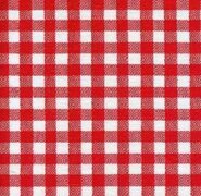 Ovaal Mexicaans tafelzeil ruitjes rood