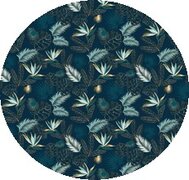Rond tafelzeil Paradijsvogelbloemen(140cm)