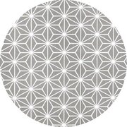 Rond tafelzeil chess gris (ca. 140cm)