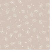 Rond tafelzeil pluizenbloem beige (140cm) 