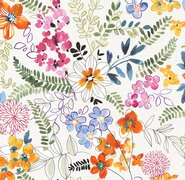 Rond tafelzeil wilde bloemen (140cm)