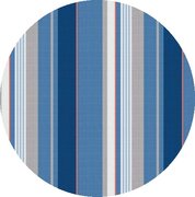 Rond tafelzeil strepen maritiem (140cm) 