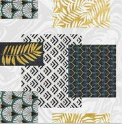 Ovaal tafelzeil feng shui patchwork