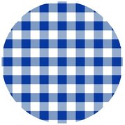 rond tafelzeil grote ruit