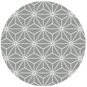tafelzeil ice grijs rond