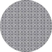 Rond tafelzeil vintage Andy grijs (140cm) 