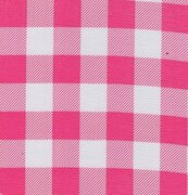 Ovaal Mexicaans tafelzeil boerenruit roze