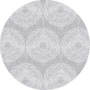 Rond tafelzeil brocanterie grijs (ca. 137cm)