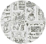Rond tafelzeil ristretto blanc (140cm)