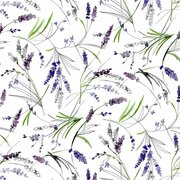 Tafelzeil lavendel takjes