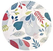 Rond tafelzeil Charlene leafs light (140cm)   
