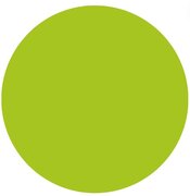 Rond tafelzeil effen groen (140cm)