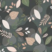 Tafelzeil Charlene leafs dark  