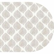 Ovaal tafelzeil brown leaf 