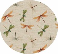 Rond wasbaar gecoat tafelzeil Liby(140 cm)