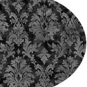 Ovaal tafelzeil brocant vintage dark