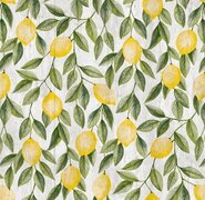 Tafelzeil vintage citroenen