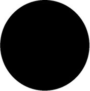 Rond tafelzeil zwart (140cm)