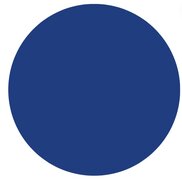 Rond tafelzeil effen blauw (140cm)