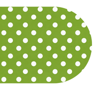 Ovaal tafelzeil Dottie groen