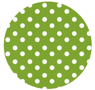 Rond tafelzeil Dottie groen (140cm)