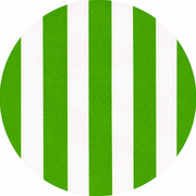 Rond Mexicaans tafelzeil strepen groen (120cm)