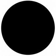 Rond tafelzeil zwart (140cm)