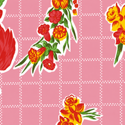 Mexicaans tafelzeil rosendal roze