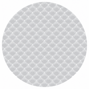 Rond tafelzeil retro mountains grey  (140cm) 