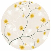 Rond wasbaar gecoat tafelzeil Fuji (140 cm)