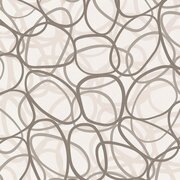 Tafelzeil bubbles taupe 