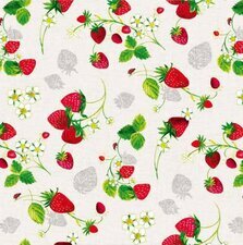 35x140cm Restje tafelzeil strawberry