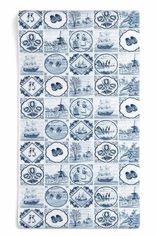 Plakfolie Delfts blauwe tegels 200x45cm