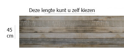 kam beet Meer Plakfolie steigerhout planken Woody (45cm) - Hiptafelzeil