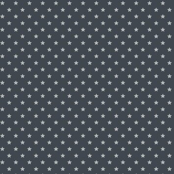 Plakfolie sterren grijs/zilver 45x200cm