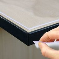 aluminium Terminologie Rook Tafelbeschermer 2mm dik transparant tafelzeil (100cm) - Hiptafelzeil