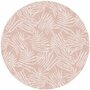 Groot rond tafelzeil bamboe roze (160cm)