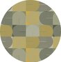 Rond tafelzeil retro 70's (140cm)