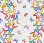 Ovaal tafelzeil gekleurde vlinders