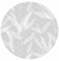 Rond wasbaar gecoat tafelzeil India grijs (140 cm)