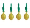 Tafelkleedgewichtjes citroen met groene steel (4 stuks in 1 set)