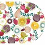 Ovaal tafelzeil happy fruit