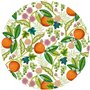 Groot rond tafelzeil orange (160cm)