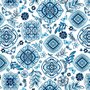 Tafelzeil portugese zomer blauw