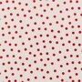 Mexicaans tafelzeil polkadot wit met rode stippen