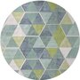 Rond tafelzeil abstracte honingraat (140cm)