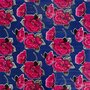 Rond Mexicaans tafelzeil rosas donkerpaars (120cm)